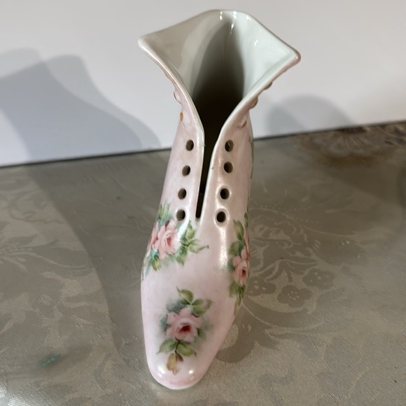 Victorian boot shoe, signed by an artist named "Sherry - Picture 2 of 8